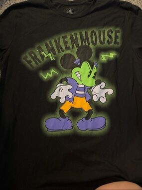 Disney Black Frankenmouse Graphic Tee